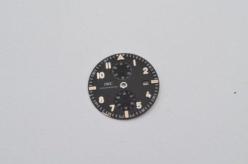 Iwc cadran chrono noir - cadran,