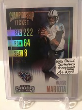 2016 Panini Contenders - Championship Ticket #98 Marcus Mariota 24/99 : TITANS