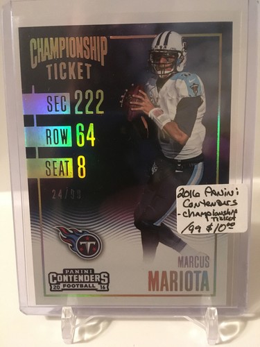 2016 panini contenders - panini,