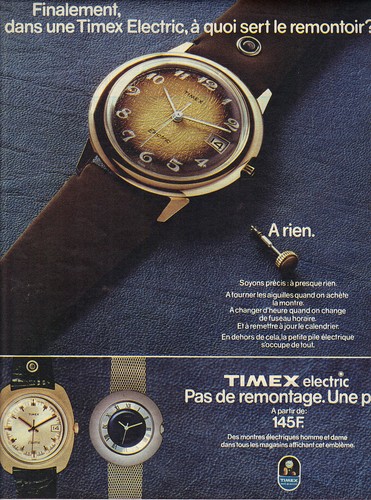 Publicite 1975 timex - ,