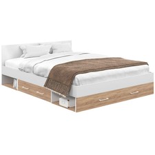 Lit double MINEA avec tiroirs