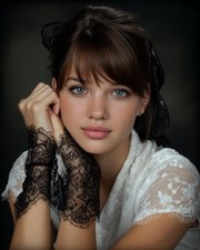 8x10 Elegant Female Portrait