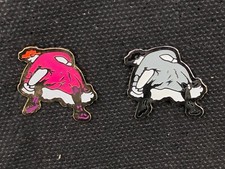 2 pins pin enamel PEINTRE ART