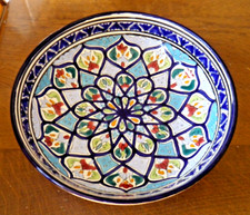 Plat creux céramique Nabeul Tunisie