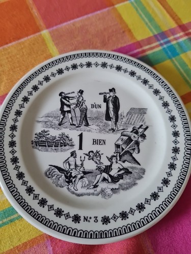 Assiette mignardises gien - mignardises,