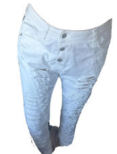 PANTALON BLANC PLEASE TAILLE
