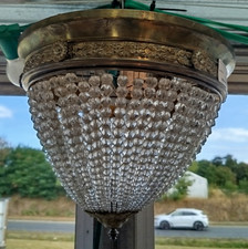 PLAFONNIER LUSTRE Montgolfiere ECLAIRAGE Lampe Pampilles Lumiere 17MAG 22/08