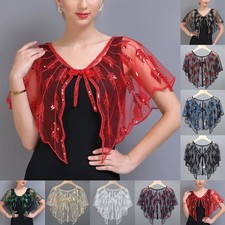 Châle à paillettes rétro