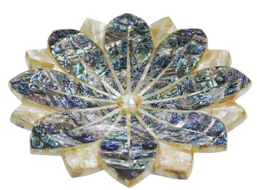 Marbre sec fruit bol abalone - marbre,