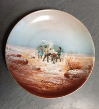 ASSIETTE PEINT émail "