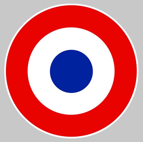 Cocarde france autocollant - france,