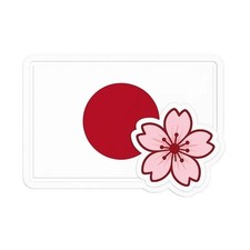 Sticker drapeau Japon avec