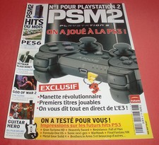 Magazine PSM2 [n°60 Juin 06] PS2 PES6 PS3 Hitman God of War 2 *JRF