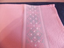 SERVICE DE TABLE ANCIEN LINGE BASQUE 1 NAPPE 12 SERVIETTES