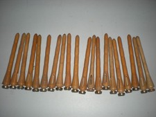 Lot de 20 anciennes bobines en bois filature usine vintage déco magasin