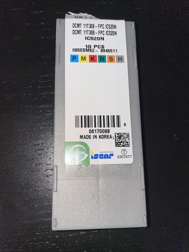 10x iscar dcmt 11t308 - 10x, 11t308-fpc