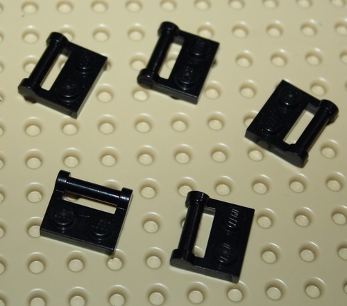 Lego black plate ref - black, set