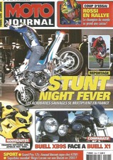 MOTO JOURNAL N°1544 BUELL XB9S VS  X1 / TRIUMPH DAYTONA 600 / APRILIA RSV 1000