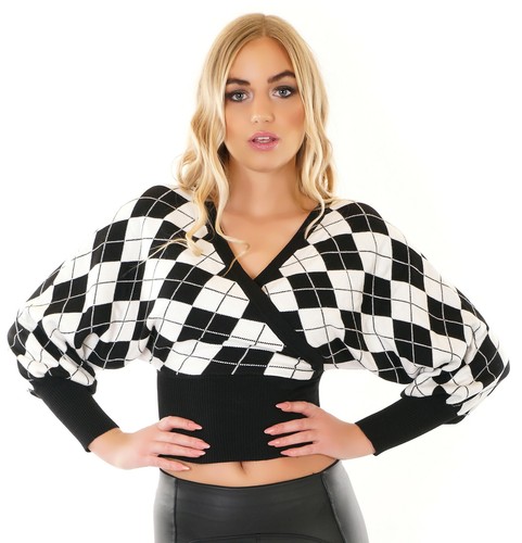 Pull col court manches - col,