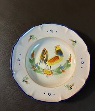 antiquité assiette XIXe faience céramique antoine monatgon nevers