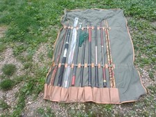 Fourreau De Pêche Occasion Avec Épuisette Et Cannes Très Anciennes