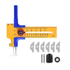 Precision Circle Cutter Compass Cutter de 1 à 15 cm à Découper pour Couper du...