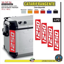 4 Adhésifs Réflecteurs Valises Givi Trekker Outback 48 37 Litres R 1250 Cat G6