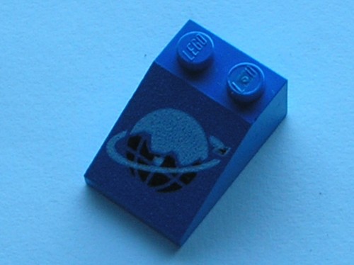Lego blue slope 3x2 ice - blue,