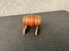 Miniature tonnelet ancien bois
