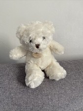 Peluche doudou ours câlin blanc HISTOIRE D'OURS 21 cm ourson