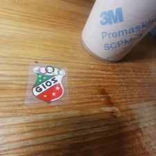 Gios Torino logo chrome