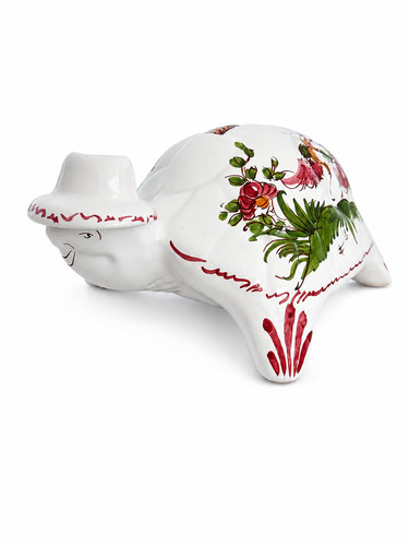 Ancienne tirelire tortue - , en