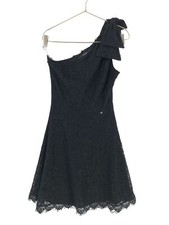 GUESS Robe Noire À Une Épaule Femme Taille XS
