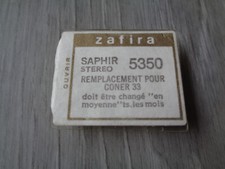 SAPHIR ZAFIRA  5350 PLATINE DISQUE VINYLE CONER 33  N°2
