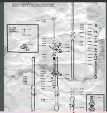 Fourche Avant Ceriani Shim Interne P/N 13-042 NOS Course Sur Route 35 Mm Moto