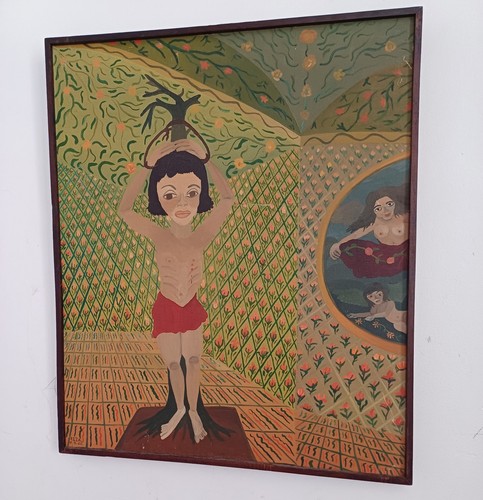 Tableau peinture ancienne - tableau,