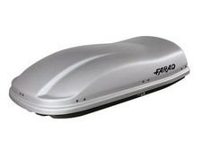 COFFRE DE TOIT POUR VOITURE FARAD LIGNE F3 400 LT GRIS SATINÉ