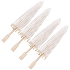 4 pcs Papier Blanc Parasol
