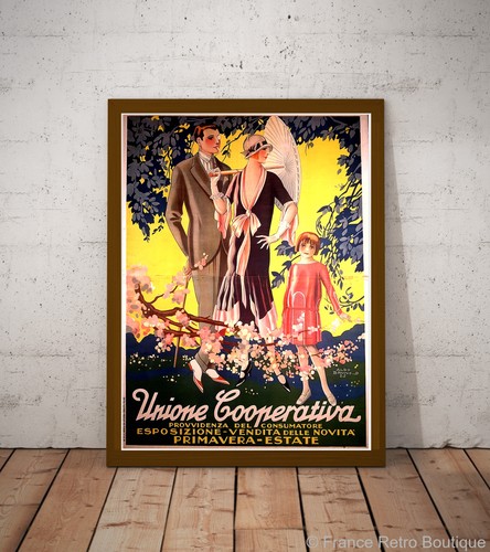 Affiche publicitaire vintage