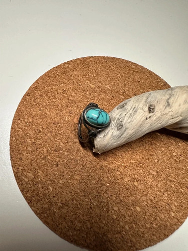 Bague turquoise argent - bague,