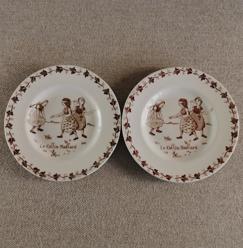 Belle paire assiette - paire,