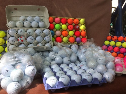 Golf 100 balles marques - balles,