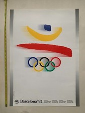 Barcelona olympics 1992 Spain vintage poster
