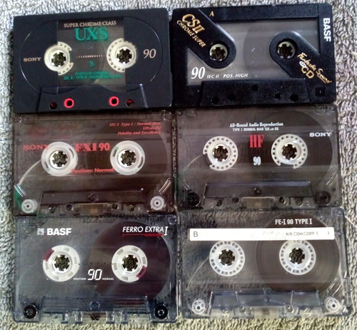 Audio vierges 90 mn - k7,