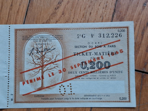 Rationnement billet ticket - rationnement,