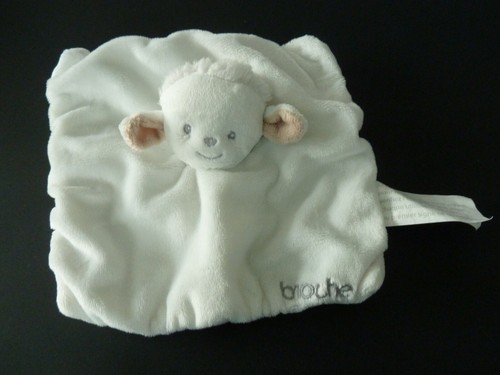 Ni2 doudou plat carre mouton - ni2-,