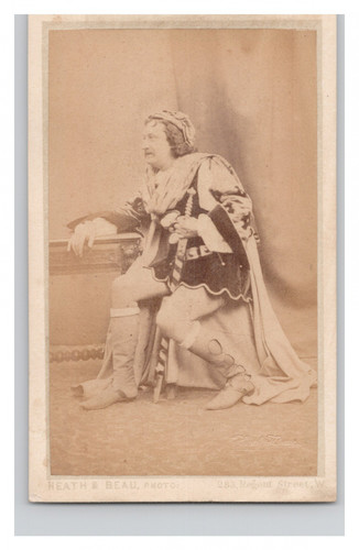 Cdv portrait un acteur - portrait, d'un
