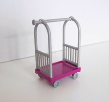 PLAYMOBIL (R801) MAGASIN MODE - Chariot Porte Bagages Vêtements 4792 6149 6155