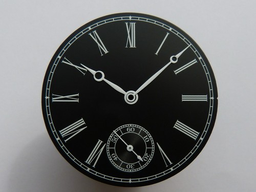 Cadran aiguilles marine black - cadran,