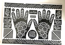 ►2X TATOUAGE Pochoir